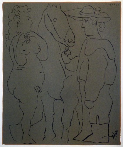 Pablo picasso linocut - picasso,