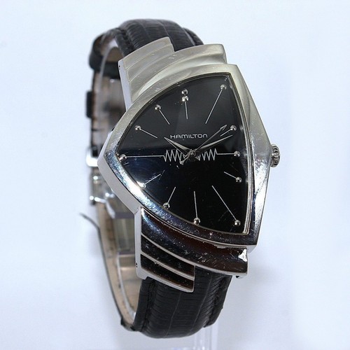 Hamilton ventura black - black, dial