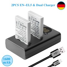 2x EN-EL5 batteria +