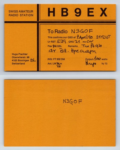Ham radio qsl qso cartolina - qsl,