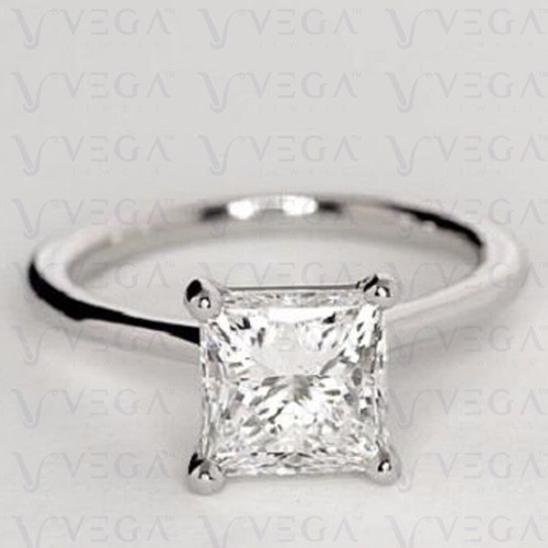 Anello design solitario