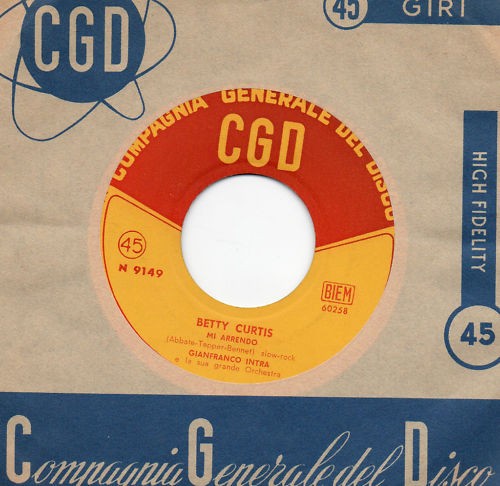 Betty curtis disco giri - curtis,