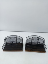 Organizer postale in legno con