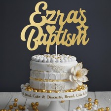 Cake Topper Battesimo