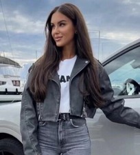 GIACCA BIKER ZARA DONNA NUOVA