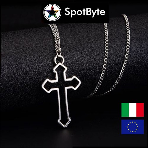 Collana uomo pendente con - collana,