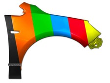 Parafango DESTRO per OPEL ASTRA J 4 IV 2009-2016 in Z20R