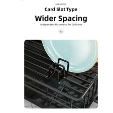 Rastrelliera Cucina Efficiente di Spazio con Scarico e Porta Utensili in Acciaio