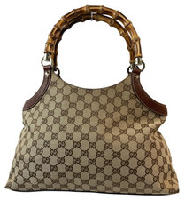 Gucci Borsa Tote Bag in Bambù