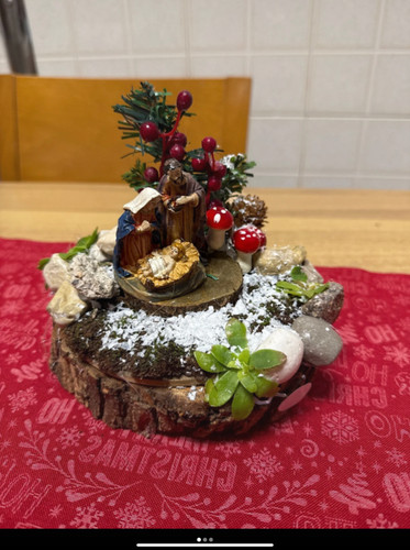 Presepe artigianale fatto - , a
