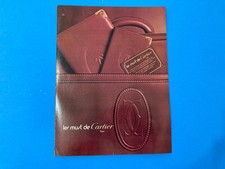 PUBBLICITà ADVERTISING LE MUST DE CARTIER BORSA PORTAFOGLIO VINTAGE...