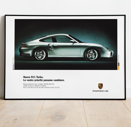 Poster porsche 911 996 vintage - 911,