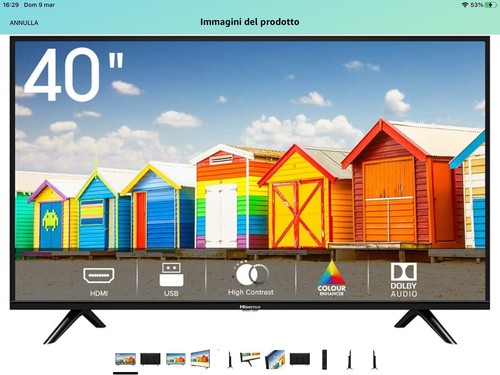 Hisense h40be5000 led hd - tv,