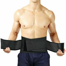 FASCIA LOMBARE ELASTICA CON STECCHE TUTORE SCHIENA CINTURA POSTURALE SPORT BUSTO