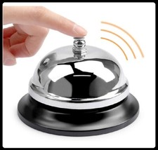 CAMPANELLO DA BANCO PER RECEPTION HOTEL CHEF RISTORANTE CUCINA NEGOZIO HALL