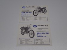 KTM 100/125 CROSS 175 S/176 S CROSS 2 DEPLIANT BROCHURE PROSPEKT MOTO (T24)
