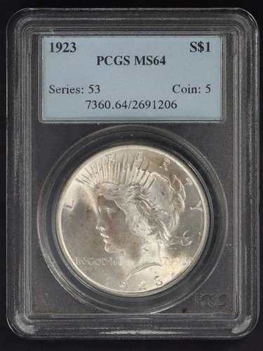 Dollaro della pace 1923 - dollaro,