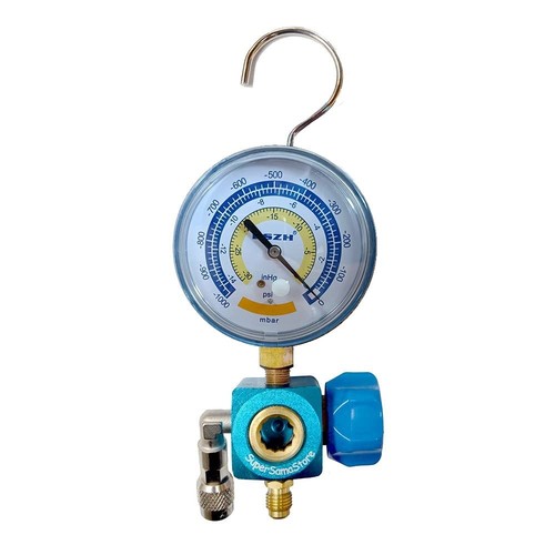 Vacuometro con rubinetto