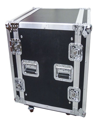 Flight case 16u rack con - 19",