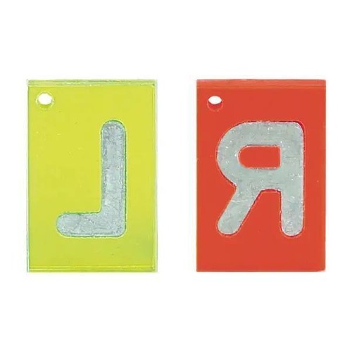 Stencil piombo r - piombo, l