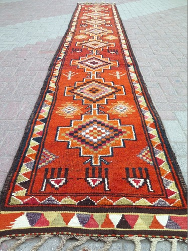 Tappeto herki curdo vintage - tappeto,