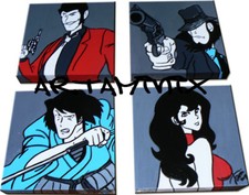QUADRI MODERNI LUPIN FUMETTI