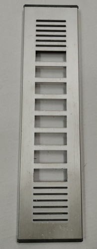 Placca alluminio citofono bpt - placca,