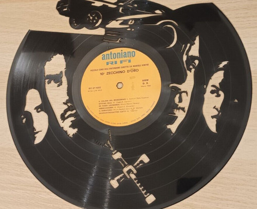 Orologio parete vinile - in,