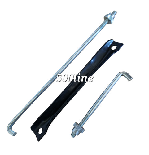 Kit staffa fissaggio batteria - staffa,