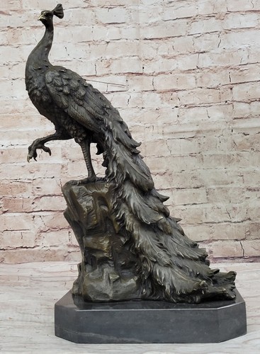 Vintage milo pavone statua - pavone,