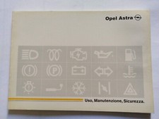 OPEL ASTRA  LIBRETTO USO MANUTENZIONE ORIGINALE  ITALIANO  07/1992   (332)