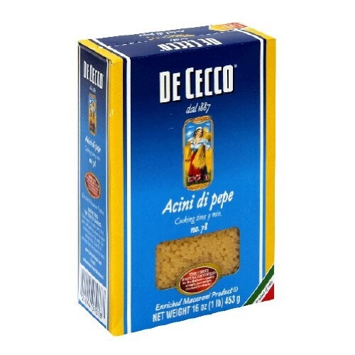Pasta cecco acini di - de, pepe