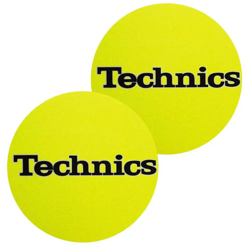 Technics slipmats - technics, (yellow)