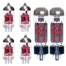 Kit Valvola di Ricambio per Laney GH50R (3x ECC83 1x Balanced ECC83 2x Match...