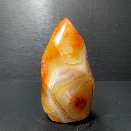 Torcia agata rossa naturale