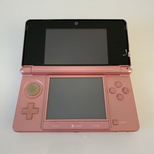 CONSOLE NINTENDO 3 DS ROSA TESTATA FUNZIONANTE CON CARICATORE COMPLETA