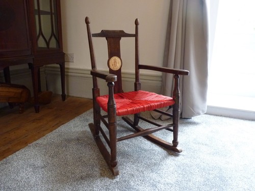 Sedia dondolo vintage - sedia,