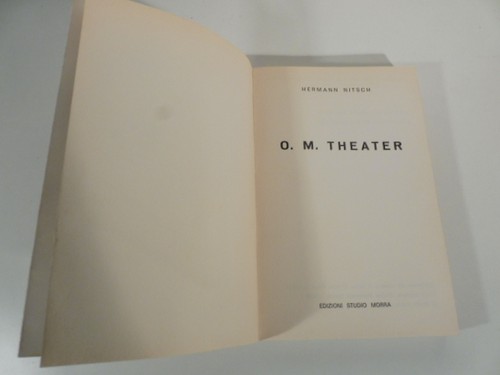 Hermann nitsch m theater - hermann, m.