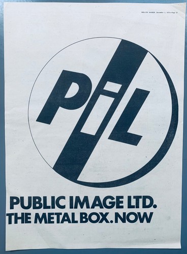 Public image ltd 1979 poster - image,