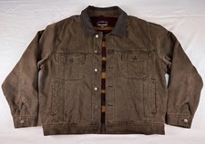 Giacca uomo XL Woolrich Saddle 16014 coperta foderata pile western con bottoni vintage
