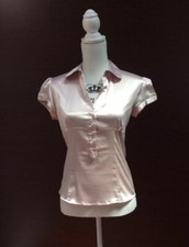 ZARA BASIC CAMICIA MEZZA MANICA ROSA MISURA EUR L USA L MEX 30
