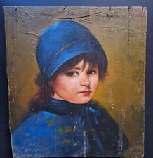 Quadro Antico. Bel ritratto di