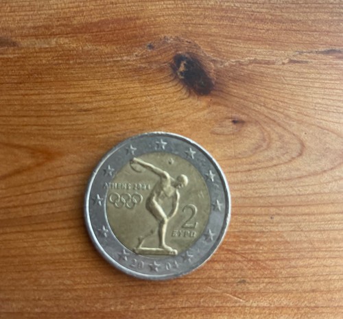 Moneta euro rara grecia - 2,