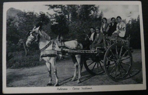 Palermo carro siciliano con - palermo,