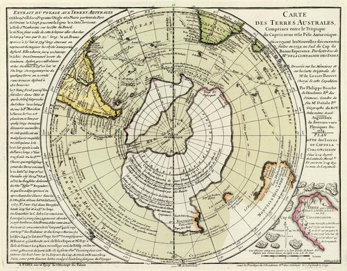 1754 mappa terra piatta terre - terra,