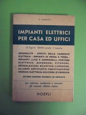 BIASUTTI*IMPIANTI ELETTRICI PER CASA UFFICI.1981 HOEPLI