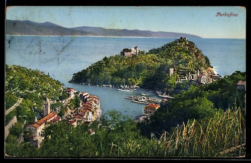 Cartolina portofino veduta - cartolina,