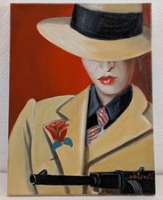 Quadro olio su tela firmato