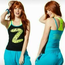 Zumba Fitness Canotta Donna con spalline regolabili, Logo Z Zumba bicolor
