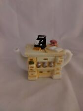 Teiera registratore di cassa in miniatura fino alla scrivania 13x8x7 cm